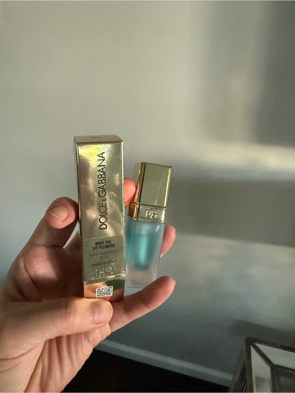 Dolce Gabbana Mint Oil Lip Plumper New Sealed